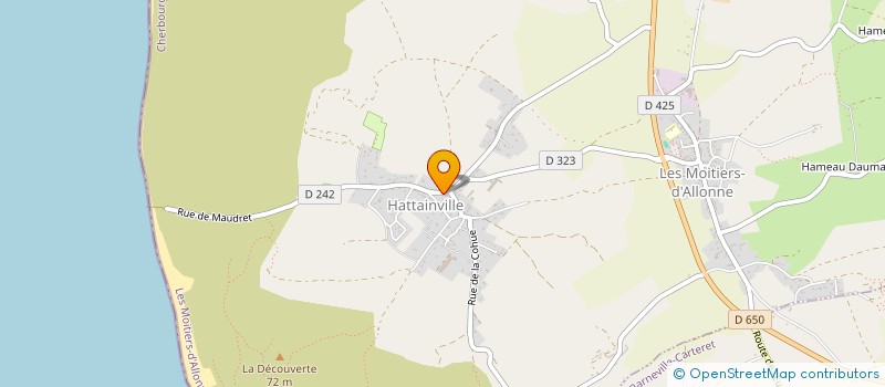 localisation de l'entreprise BOULANGERIE UN TRAIT DE CERISE  LES PIEUX