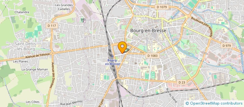 localisation de l'entreprise BOULANGERIE VALETTE à BOURG-EN-BRESSE
