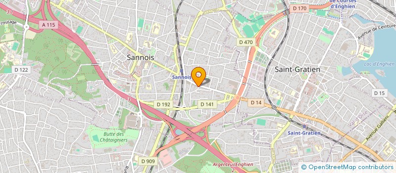 localisation de l'entreprise BOULANGERIE VASSEUR à SANNOIS