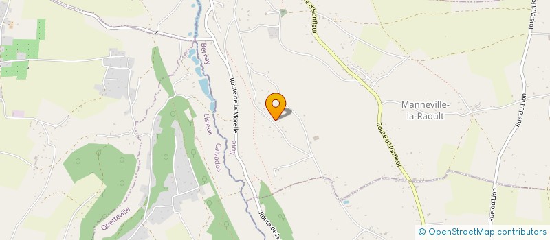 localisation de l'entreprise BOULANGERIE VERSAVEL  MANNEVILLE-LA-RAOULT