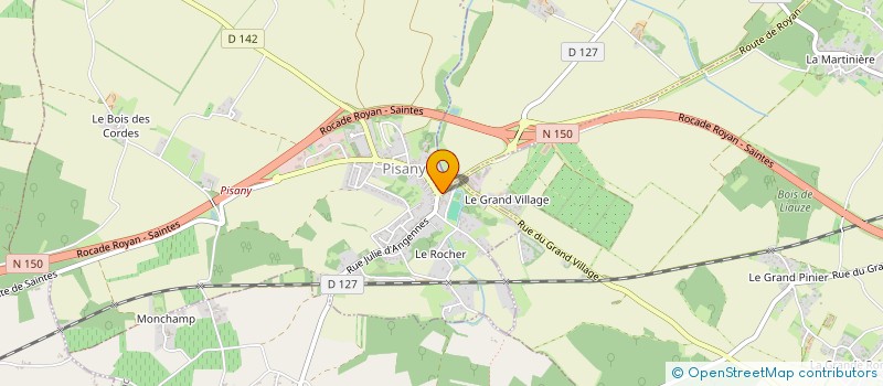 localisation de l'entreprise BOULANGERIE VINET  PISANY