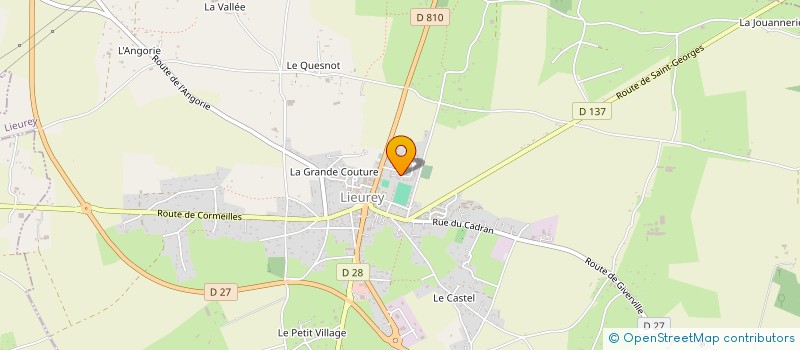 localisation de l'entreprise BOULANGERIE VOLTAIRE  LIEUREY