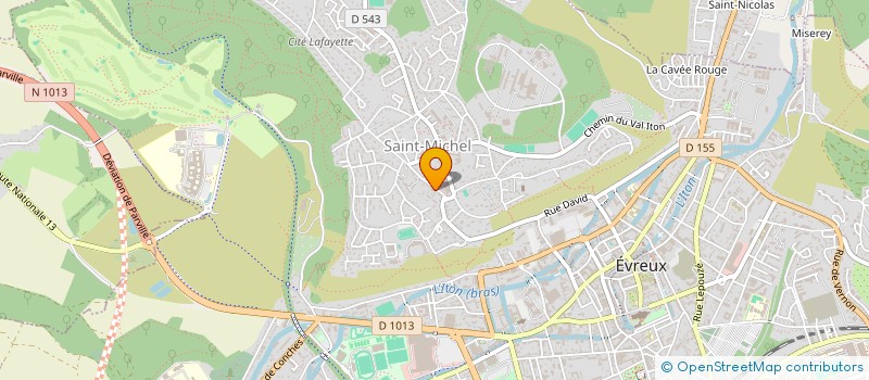 localisation de l'entreprise BOULANGERIE WALLEMACQ  EVREUX