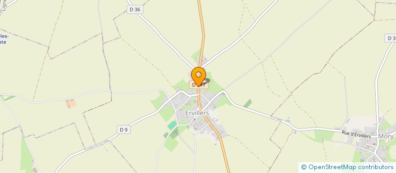 localisation de l'entreprise BOULANGERIE WARNIER  BEHAGNIES