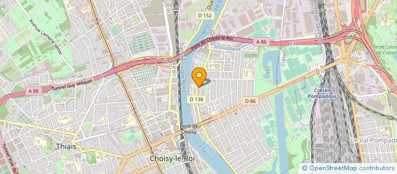 localisation de l'entreprise BOULANGERIE YOUSSEF  CHOISY-LE-ROI