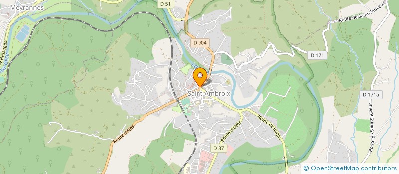 localisation de l'entreprise BOULANGERIE ZACHAR  SAINT-AMBROIX