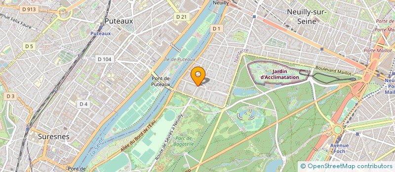 localisation de l'entreprise BOULANGERIE ZEST à NEUILLY-SUR-SEINE