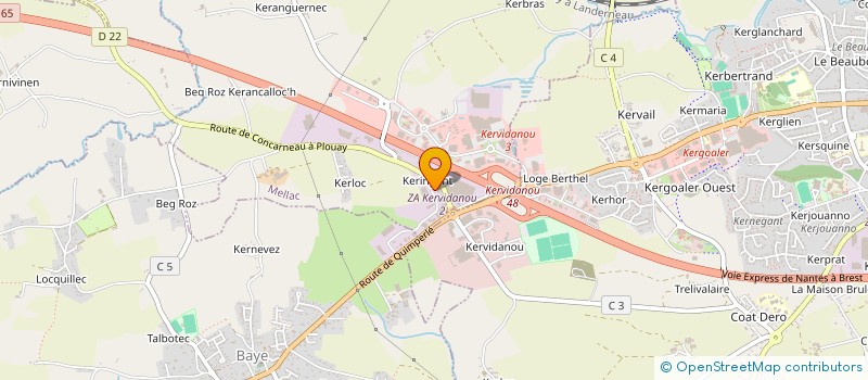 localisation de l'entreprise BOULANGERS BRETONS à MELLAC