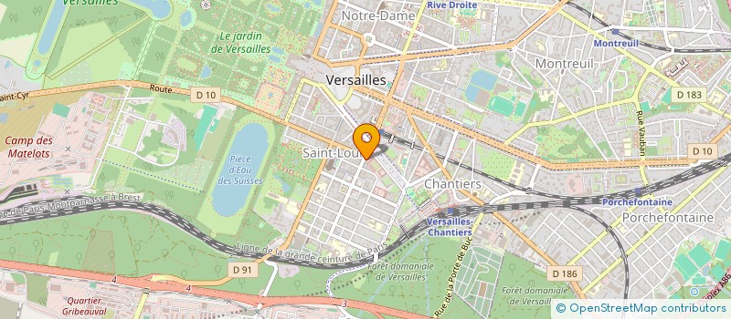 localisation de l'entreprise BOULANGERS ET COMPAGNIE à VERSAILLES