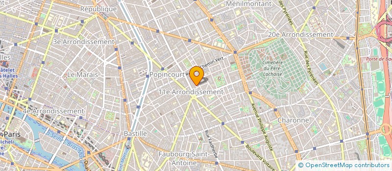 localisation de l'entreprise BOULANOUAR NOURDINE ET RABIHA à PARIS