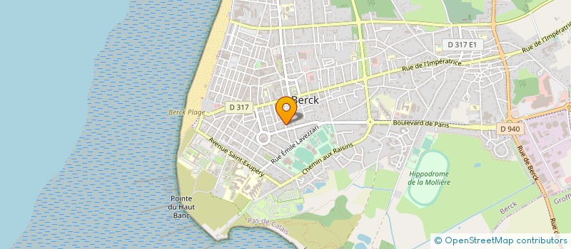 localisation de l'entreprise BOULANT  BERCK