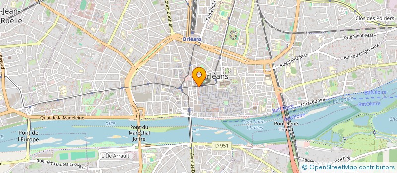 localisation de l'entreprise BOULANT TROIS à ORLEANS