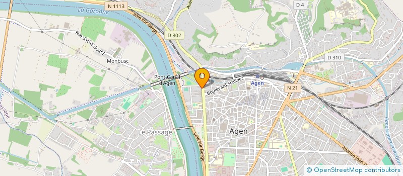 localisation de l'entreprise BOULARD  LE PASSAGE