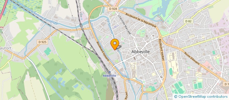 localisation de l'entreprise BOULART PATRIMOINE à ABBEVILLE