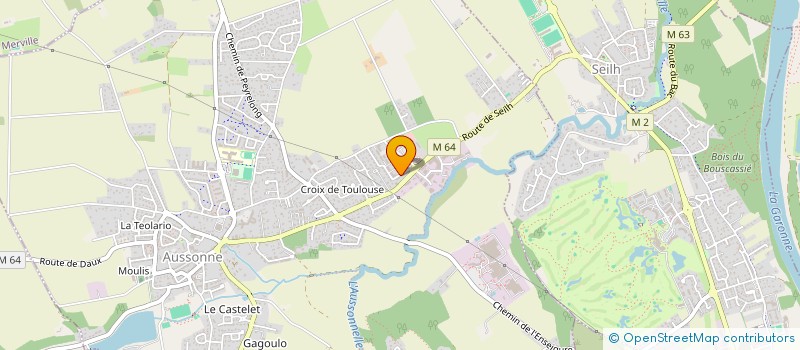 localisation de l'entreprise BOULAUSSONNE à AUSSONNE