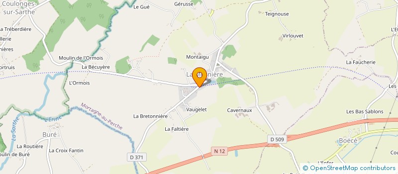 localisation de l'entreprise BOULAY à LA MESNIERE