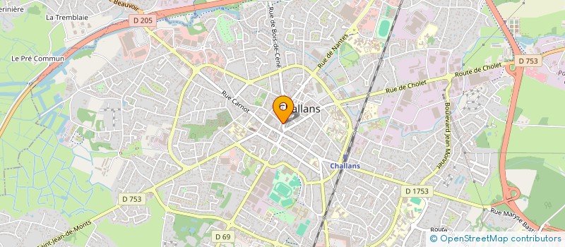 localisation de l'entreprise BOULAY-MAISONNIER à CHALLANS
