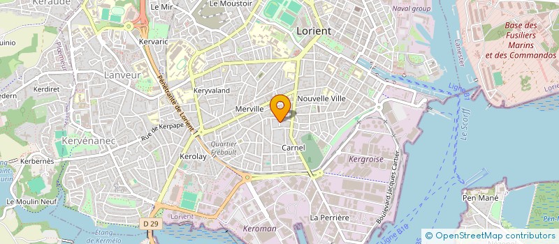 localisation de l'entreprise BOULBEN-GARCIN  LORIENT