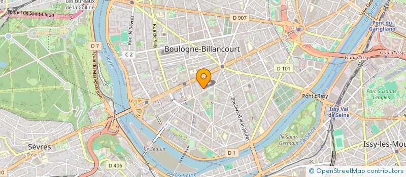 localisation de l'entreprise BOULBI à BOULOGNE-BILLANCOURT