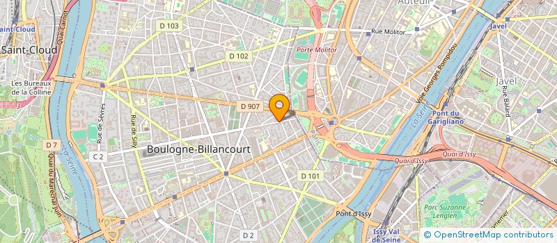 localisation de l'entreprise BOULBICHOUPS II à BOULOGNE-BILLANCOURT