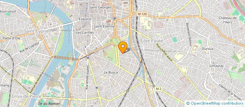 localisation de l'entreprise BOULBONE  TOULOUSE