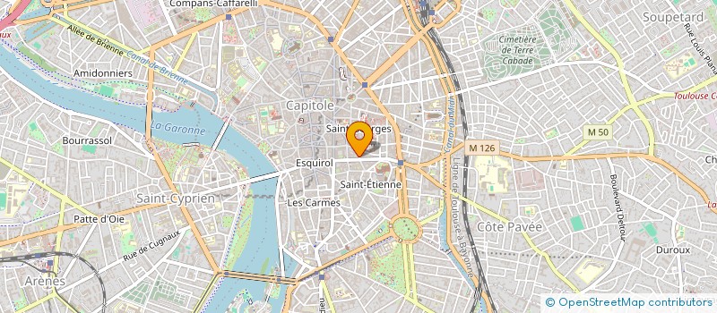 localisation de l'entreprise BOULBONNE à TOULOUSE