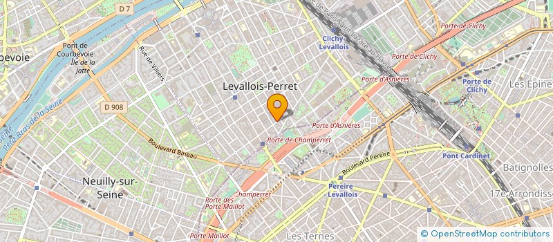 localisation de l'entreprise BOULCOM à LEVALLOIS-PERRET