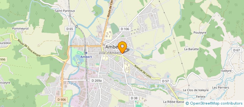 localisation de l'entreprise BOULE AMBERTOISE à AMBERT
