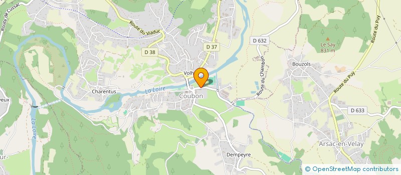 localisation de l'entreprise BOULE AMICALE DE COUBON  COUBON