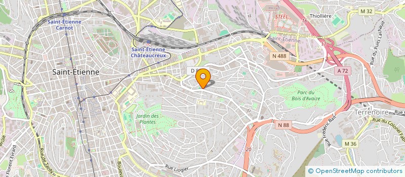 localisation de l'entreprise BOULE AMICALE DE SULLY  SAINT-ETIENNE