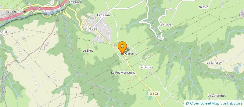 localisation de l'entreprise BOULE AMICALE DE TREVES  TREVES