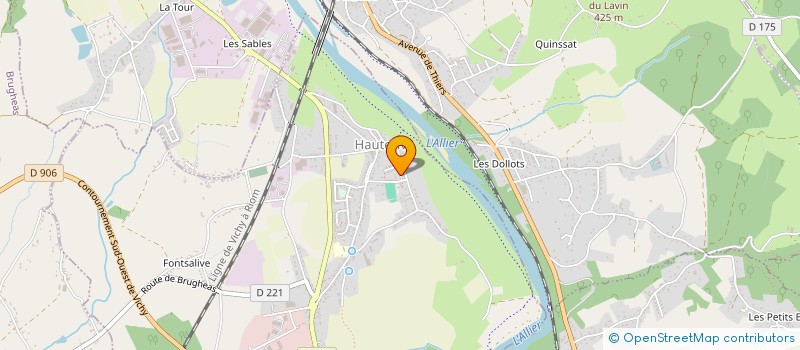 localisation de l'entreprise BOULE AMICALE SAINT-YORRAISE  SAINT-YORRE