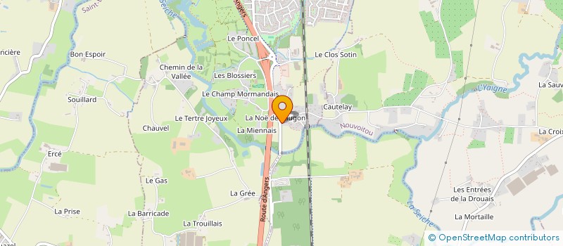 localisation de l'entreprise BOULE BLANCHE  VERN-SUR-SEICHE