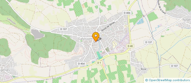 localisation de l'entreprise BOULE CALVISSONNAISE  CALVISSON