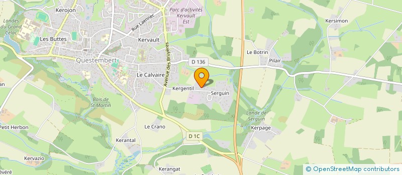 localisation de l'entreprise BOULE D'OR QUESTEMBERT PETANQUE  QUESTEMBERT