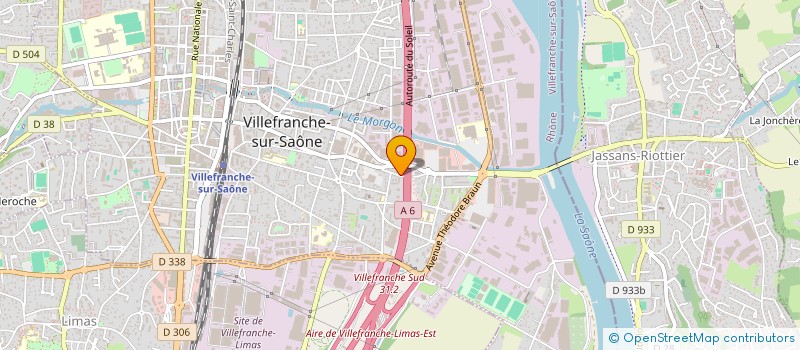 localisation de l'entreprise BOULE DE BELIGNY  VILLEFRANCHE-SUR-SAONE