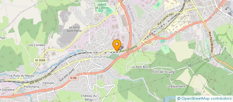 localisation de l'entreprise BOULE DE DELAYNAUD à LA RICAMARIE