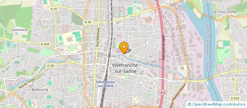 localisation de l'entreprise BOULE DE FONTGRAINE à VILLEFRANCHE-SUR-SAONE