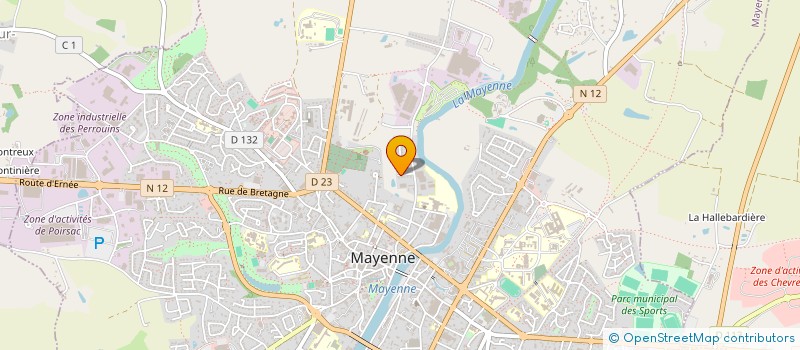 localisation de l'entreprise BOULE DE GOMME à MAYENNE
