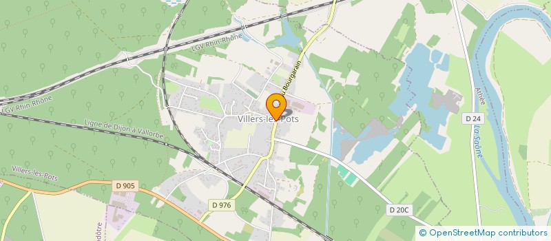 localisation de l'entreprise BOULE DE GOMME ASSOCIATION DES PARENTS D'ELEVES DE VILLERS LES POTS  VILLERS-LES-POTS