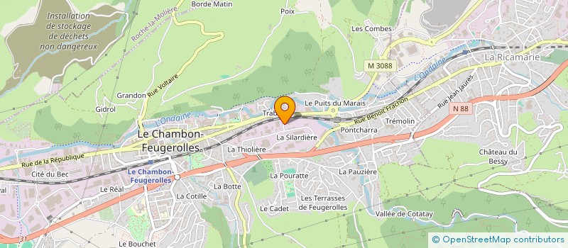 localisation de l'entreprise BOULE DE LA MANE BUVETTE à LE CHAMBON-FEUGEROLLES