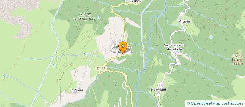 localisation de l'entreprise BOULE DE NEIGE  LES BELLEVILLE