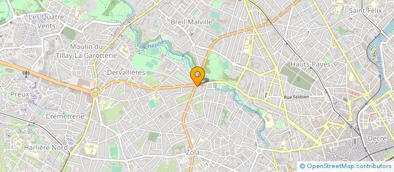 localisation de l'entreprise BOULE DE PROCE à NANTES