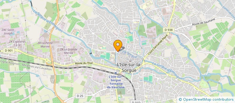 localisation de l'entreprise BOULE DE VILLEVIEILLE  L'ISLE-SUR-LA-SORGUE