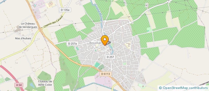 localisation de l'entreprise BOULE DES ARTS à BOUILLARGUES