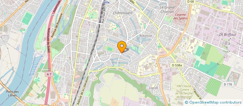 localisation de l'entreprise BOULE DES RUISSEAUX à VALENCE