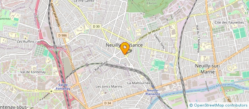 localisation de l'entreprise BOULE ET BILLE  NEUILLY-PLAISANCE