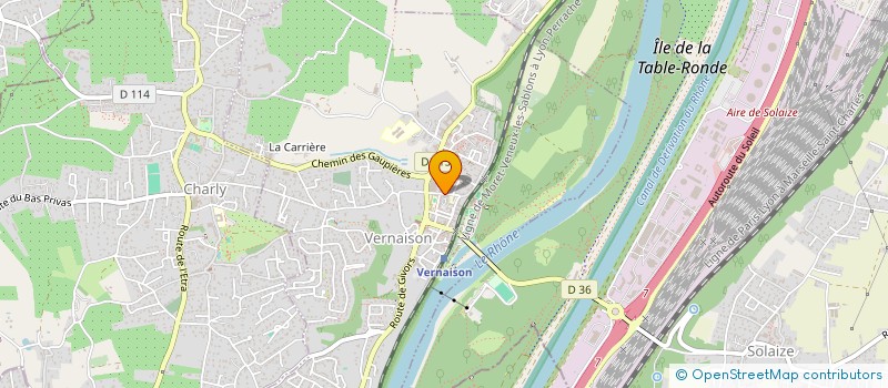 localisation de l'entreprise BOULE JOYEUSE DE VERNAISON  VERNAISON