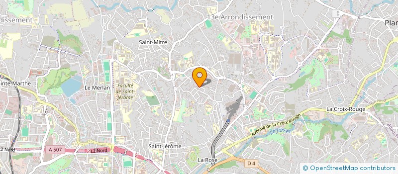 localisation de l'entreprise BOULE LA CERISAIE  MARSEILLE 13EME