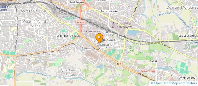 localisation de l'entreprise BOULE LYONNAISE DE LA BARBIERE  AVIGNON